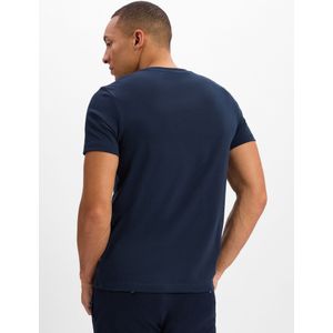 T-shirt - Effen - Jersey - Kwartmouw - Normale Pasvorm