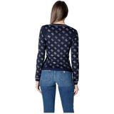 Guess - Truien - Dames - Blauw - Gebreid - V-hals