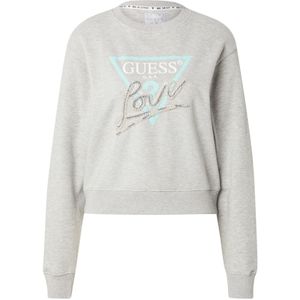 Guess - Sweater - Grijs - Met Mint Logo - Dameskleding