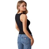 Guess - New SL Round NK Guen - Top - Jet Black - Slim Fit