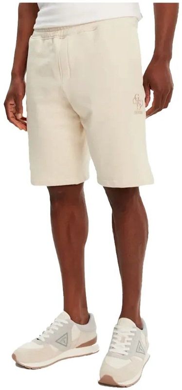 Guess - Korte Broeken - Beige - Sportieve Ademend Herenshorts