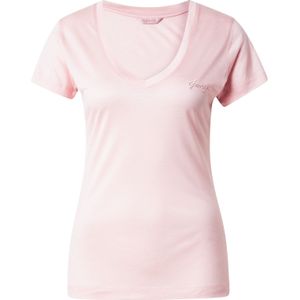 Basic V-hals T-shirt voor dames Guess