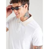 Guess - M5Gp 66 J1314 - Poloshirt - Wit - Katoen, Korte Mouwen, Knoopsluiting