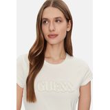 Guess - W5gi42j1314 - T-shirt - Zwart - 50% Biologisch Katoen, 45% Katoen, 5% Elastaan