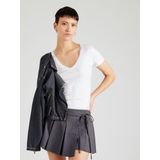 Guess - Dames T-Shirt - Wit - V-Hals - Lyocell