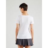 Guess - Dames T-Shirt - Wit - V-Hals - Lyocell