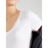 Guess - Dames T-Shirt - Wit - V-Hals - Lyocell
