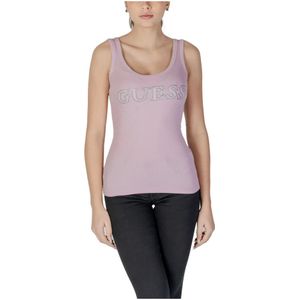 Guess, Dames, Tops, Paars, Maat: S Katoen,