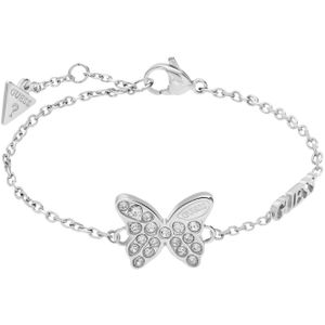 Guess Dames Guess stalen armband CHRYSALIS - Armband - Staal - Zilverkleurig - 19 cm