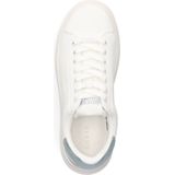 Guess - Elbina - Sneakers - Wit Blauw - Gelamineerde Details