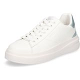 Guess - Elbina - Sneakers - Wit Blauw - Gelamineerde Details