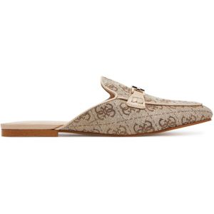 Mocassin - Bommy 4G-Logo - Gemengd Leer - Ronde Punt - Schokdempend Rubber