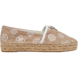 Guess - Jolandon - Espadrilles - Natural/White - Leer
