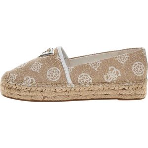 Jolandon - Espadrilles - Gemengd Leer - Ronde Punt - Gevlochten Koord