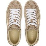 Sneaker Denesa - Synthetisch - Zwart - Vetersluiting - 4 cm Hoogte Rand