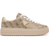 Sneaker Denesa - Synthetisch - Zwart - Vetersluiting - 4 cm Hoogte Rand