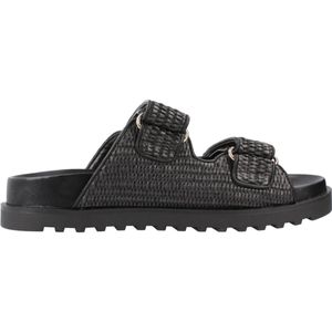 Fadeliza - Sandaal - Raffia - Ronde Punt - Dubbel Bandje