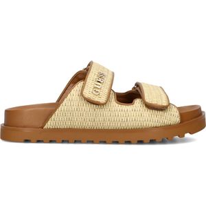 Fadeliza - Sandaal - Raffia - Dubbel Bandje - Ronde Punt - Thermoplastisch Rubber