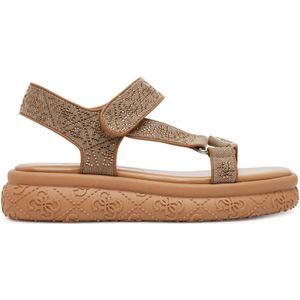 Lode - Sandaal - Zwart - Synthetisch Materiaal - Sluiting Met Bandje