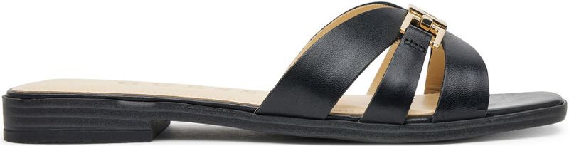 Guess - Realla - Slipper - Zwart - Echt Leer