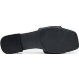 Tarisha - Sandaal - Gemengd Leer - Zwart - Vierkante Punt - Hakhoogte 1,7 cm