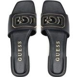 Tarisha - Sandaal - Gemengd Leer - Zwart - Vierkante Punt - Hakhoogte 1,7 cm