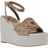 Sandaal - Tanvee 4G-Logo - Synthetisch - Hakhoogte 12 cm - Plateauhoogte 5 cm