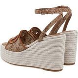 Sandaal - Tanvee 4G-Logo - Synthetisch - Hakhoogte 12 cm - Plateauhoogte 5 cm