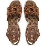 Sandaal - Tanvee 4G-Logo - Synthetisch - Hakhoogte 12 cm - Plateauhoogte 5 cm