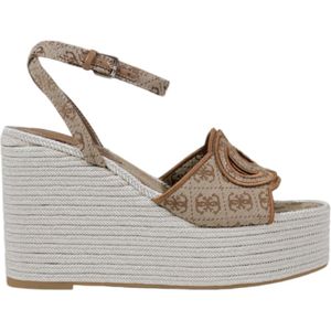 Sandaal - Tanvee 4G-Logo - Synthetisch - Hakhoogte 12 cm - Plateauhoogte 5 cm