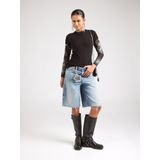 Guess - T-shirt - Zwart - Katoen/Elastaan