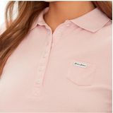 Guess - Klassieke Katoenmix Polo - Roze - Dames