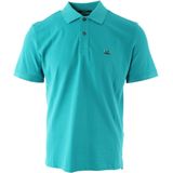 C.P. Company - Polo - Blauw - 95% Katoen 5% Elastaan