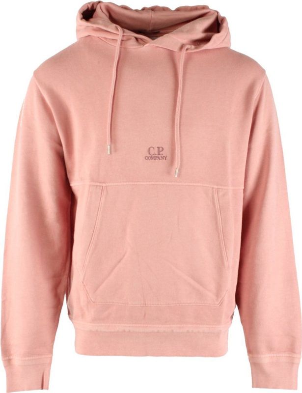 C.p. Company - Cotton Fleece Hoodie - Roze - 100% Katoen - Hooded Design