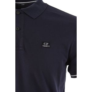C.p. Company - Tacting Piquet Polo Shirt - Blauw - Katoen
