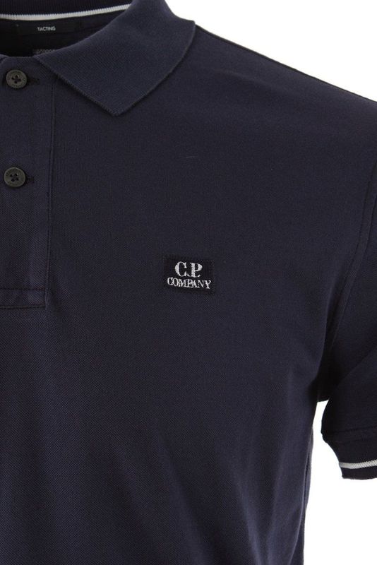 C.p. Company - Tacting Piquet Polo Shirt - Blauw - Katoen