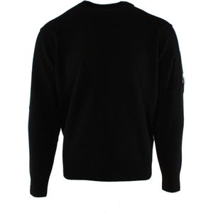 C.p. Company, Heren, Truien, Zwart, Maat: M Wol,