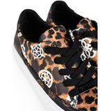 Guess - Round-Tone Bondlogged Sneakers - Zwart - Leer