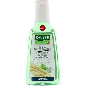 Rausch Ginseng cafeïne-shampoo (met hoogwaardige extracten van ginseng, guarana, tijgergras en stimulerende cafeïne, veganistisch), per stuk verpakt (1 x 200 ml)
