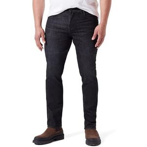 7 For All Mankind Slimmy Luxperage Jeans voor heren, zwart.