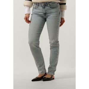 7 For All Mankind - Roxanne Luxe Vintage Sunday Straight Leg Jeans - Blauw - Katoen