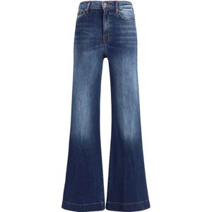 7 For All Mankind, Dames, Jeans, Blauw, Maat: W25
