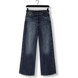 7 For All Mankind - Flared High-Waisted Jeans - Blauw - Dames
