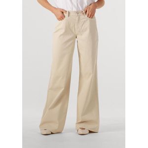 7 For All Mankind - Lotta Twill - Damesbroek - Wit - Ruime Pasvorm
