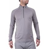 KJUS - Feel Half Zip - Skipully - Pewter - 84% Polyester / 16% Elastaan