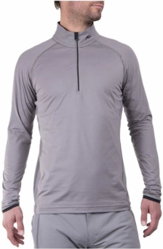 KJUS - Feel Half Zip - Skipully - Pewter - 84% Polyester / 16% Elastaan