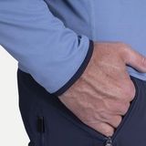 Skipully KJUS Men Feel Midlayer Half-Zip Neptune/Deep Space