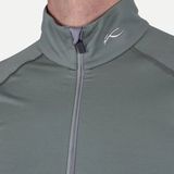 Skipully KJUS Men Feel Midlayer Half-Zip Green Smoke/Pewter