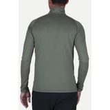 Skipully KJUS Men Feel Midlayer Half-Zip Green Smoke/Pewter