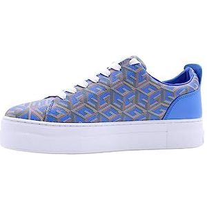 Guess Giaa5, veterschoenen voor dames, Blauw, 36 EU